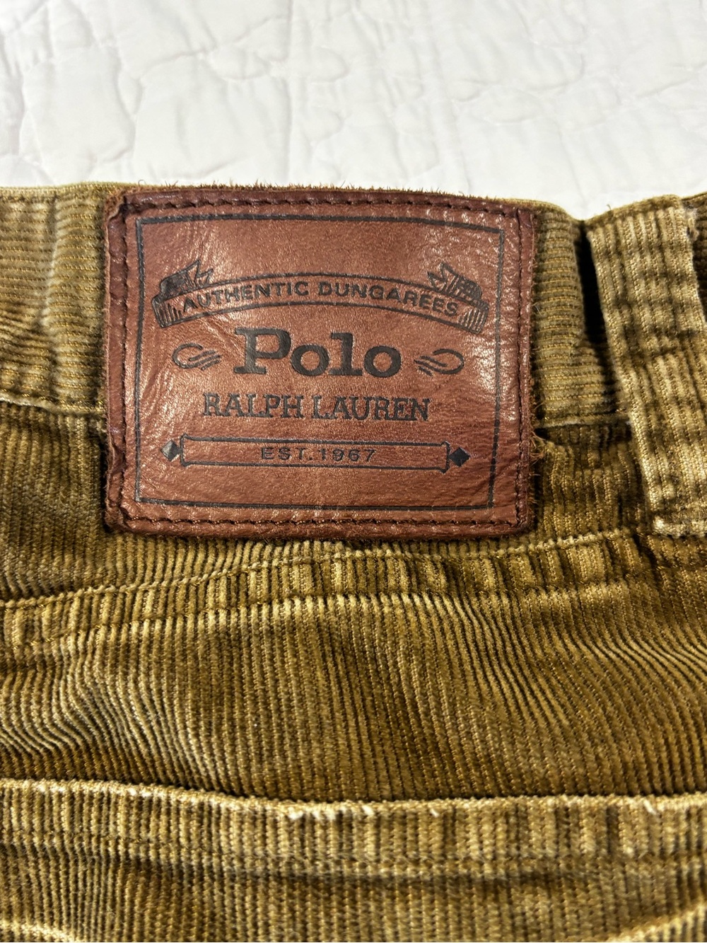 Polo by Ralph Lauren Men's Corduroy Pants in Olive
